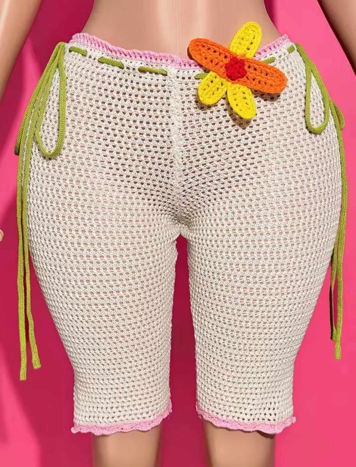 Custom Crochet Capri Swim Cover-Up